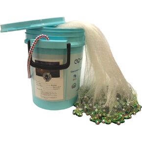 Humpback Ballyhoo Cast Nets (1/2" Sq. Mesh) (11 Ft)