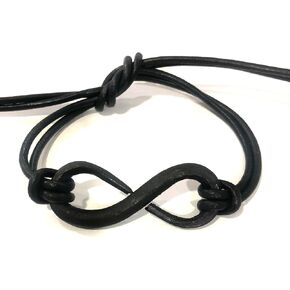 ARTIZANSTORE Infinity Bracelet Gift, Hand forged Celtic Bracelet Iron Jewelry, Blacksmith Made Infinity Jewelry
