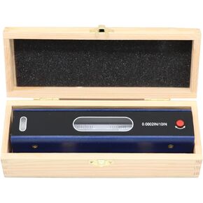 8 Inch Master Precision Level with Wooden Box Accuracy 0.0002"/10" for Checking the Straightness Parallelism The Surface of Machine Tools Equipment