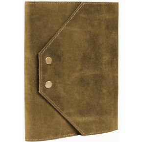 Refillable-Leather-Journal-for-Men-Women- 9 x 7 Inch-Lined-Paper -Writing-Spiral-Handmade-Notebook-160 Pages-Vintage-Planner