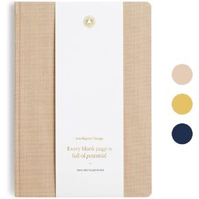 Premium Daily Small Notebook With Quotes, Lined Journal, Work Notebook, A5 Journal for Writing Notes, To-Do Lists, Creative Writing - Intelligent Change