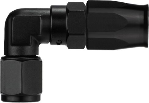 6AN Hose End Fitting, Black 90 Degree Hose Fitting Swivel Low Profile Forged Aluminum Swivel Fitting Fits for CPE Braided Lines in Saudi Arabia
