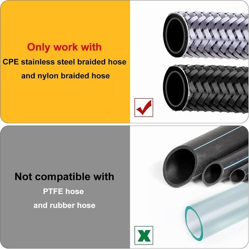 6AN Hose End Fitting, Black 90 Degree Hose Fitting Swivel Low Profile Forged Aluminum Swivel Fitting Fits for CPE Braided Lines in Saudi Arabia