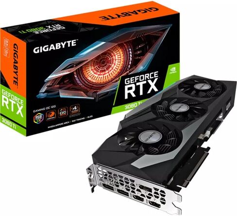 بطاقة رسومات جيجابايت GeForce RTX 3080 Ti Gaming OC سعة 12 جيجابايت GDDR6X PCI-E 4.0 in Saudi Arabia