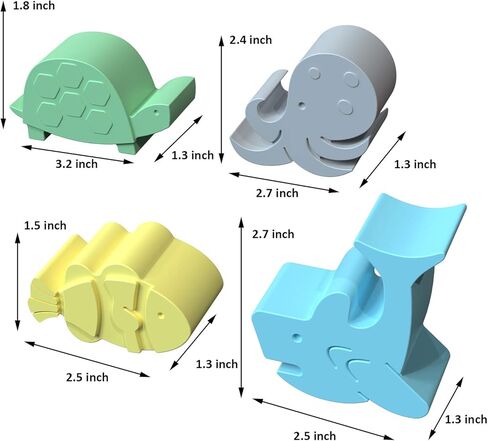 Ocean Pals Silicone Mold Tray, Perfect for Making Soap Ice Cubes Chocolate Jello Candy Baking Resin Molds, Great for Beach Themed Parties in Kuwait