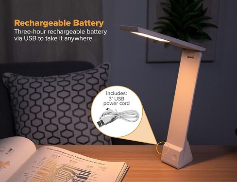 مصباح مكتبي LED يعمل بالبطارية من بوستيتش KT-VLED1810-BLUE، أزرق in Kuwait