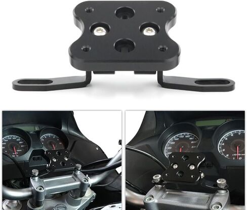 xitomer Universal GPS Mount GPS Bracket Adapter Mount, Fit for DR650 tenere 700 CB1000R Grom MSX125 Monster 800 Versys 650 DR-Z400SM, Compatible with Garmin/Tomtom Mount (AMPS Hole) in Saudi Arabia