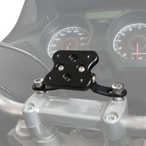xitomer Universal GPS Mount GPS Bracket Adapter Mount, Fit for DR650 tenere 700 CB1000R Grom MSX125 Monster 800 Versys 650 DR-Z400SM, Compatible with Garmin/Tomtom Mount (AMPS Hole) in Saudi Arabia