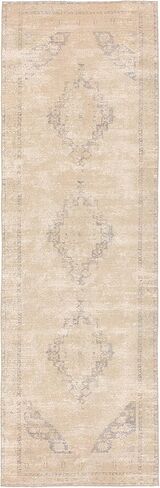 Jaipur Living Natural, Jute 2x8 Runner Rug, Boho, Tan and Slate, Entryway Rug, Hallway Runner in Saudi Arabia
