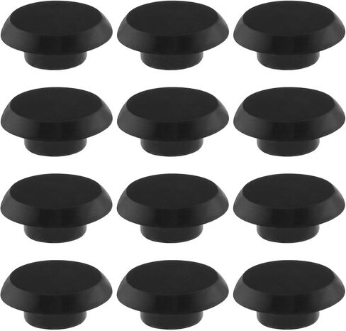 50PCS Socket Head Screw Cover Cap Hexagon Head Screw Cap Furniture Allen Screws Caps Plastic Protector for Mechanical Equipment Automotive Black M6 in Saudi Arabia