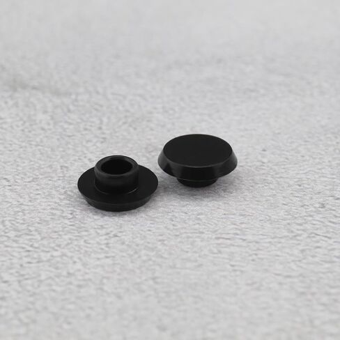 50PCS Socket Head Screw Cover Cap Hexagon Head Screw Cap Furniture Allen Screws Caps Plastic Protector for Mechanical Equipment Automotive Black M6 in Saudi Arabia