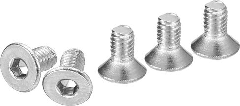 M3-0.5 x 6mm Flat Head Socket Cap Screws, 100 Pack 304 Stainless Steel Hex Socket Flat Head Screws, Full Thread, Countersunk Bolts in Kuwait