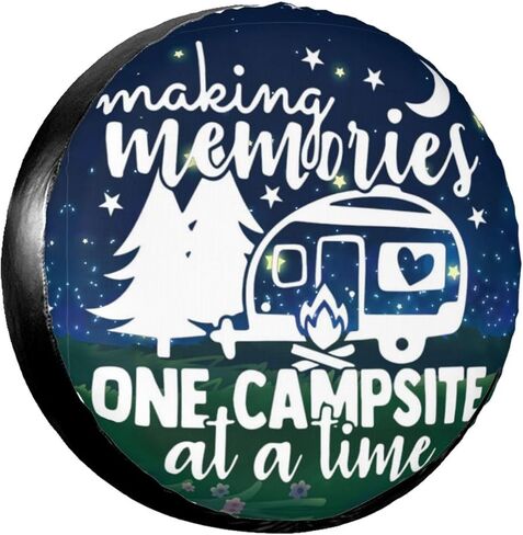 غطاء إطار احتياطي لغطاء إطار العجلة - مما يجعل ذكريات Strarry Sky مناسبة للمقطورة وRV وسيارات الدفع الرباعي والعديد من المركبات مقاس 15 بوصة in Kuwait