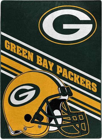 بطانية رمي راشيل من Northwest NFL Green Bay Packers للبالغين من الجنسين، مقاس 60 بوصة × 80 بوصة، مائلة in Saudi Arabia
