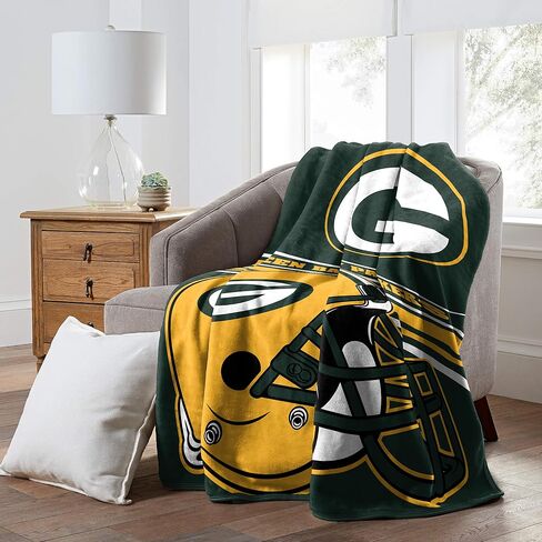 بطانية رمي راشيل من Northwest NFL Green Bay Packers للبالغين من الجنسين، مقاس 60 بوصة × 80 بوصة، مائلة in Saudi Arabia