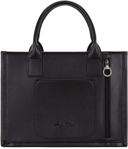 حقيبة حمل ذات مقبض علوي غربي من Montana West Longhorn Whipstitch مع مجموعة محفظة للبطاقات in Kuwait