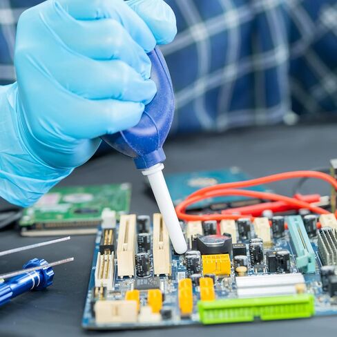 3 عبوات من منفاخ هواء كرات الغبار - مطاط لتنظيف المعدات وإزالة الغبار ونقل السائل، يوضع على الكمبيوتر/عدسة الكاميرا/النباتات (5.79 × 2.09 بوصة، وردي) in Kuwait