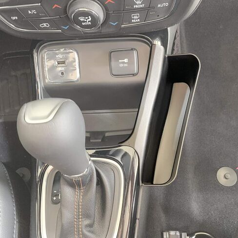 JeCar Gear Shift Storage Tray Compatible with Jeep Compass 2017 2018 2019 2020 Center Console Side Organizer Accessories in Saudi Arabia