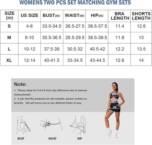 Casei Womens Workout Outfits Sets 2 Piece Twist Bikini Sports Bra Gym Yoga Set High Waist Shorts Tracksuit with Pockets in Kuwait