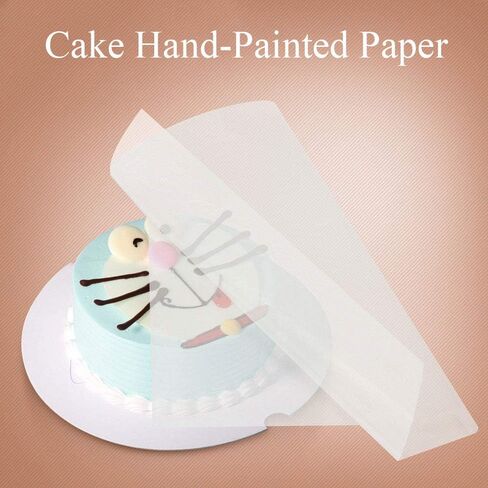 9x12.6 inches Transparent Edible Glutinous Rice Paper 50 Count Wafer Paper for Cakes,Nougat Chocolate Sugar Wrapper Perfect for cake decorations and candy packaging. in Saudi Arabia