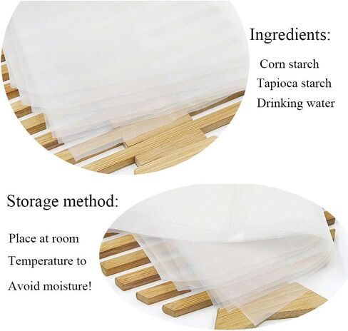 9x12.6 inches Transparent Edible Glutinous Rice Paper 50 Count Wafer Paper for Cakes,Nougat Chocolate Sugar Wrapper Perfect for cake decorations and candy packaging. in Saudi Arabia