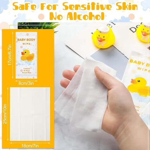 Swiffen 300 قطعة مناديل مبللة لجسم الطفل مغلفة بشكل فردي مناديل استحمام للأطفال مناديل استحمام بدون شطف مزيل العرق السائب in Kuwait