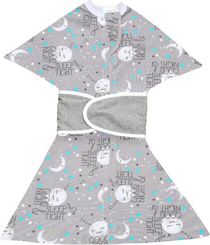 حزمة قماط وحزام عناق من SleepingBaby Zipadee-Zip - بطانية قماط للأطفال بسحاب - بطانية يمكن ارتداؤها - لافندر، مقاس صغير (4-8 أشهر) in Kuwait