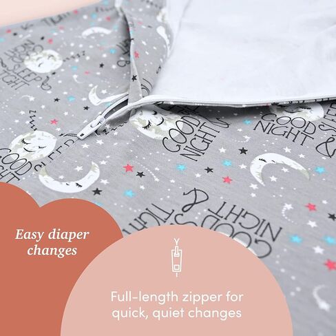 حزمة قماط وحزام عناق من SleepingBaby Zipadee-Zip - بطانية قماط للأطفال بسحاب - بطانية يمكن ارتداؤها - لافندر، مقاس صغير (4-8 أشهر) in Kuwait