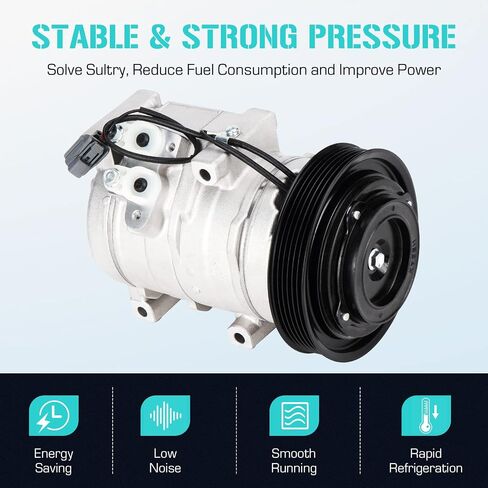 AC Compressor with A/C Clutch Fit for Honda Accord 3.0L 2003 2004 2005 2006 2007, Fit for Acura TL 3.2L 3.5L 2004 2005 2006 2007 2008 in Saudi Arabia