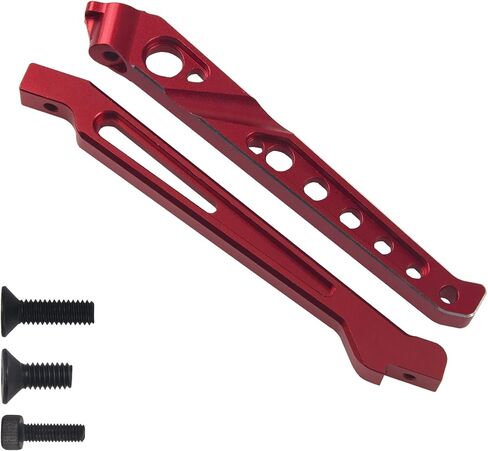 ShareGoo Metal Rear Front Chassis Brace Support Rod Bracket Compatible with Arrma 1/8 V4 6S Senton Typhon RC Car (Black) in Saudi Arabia