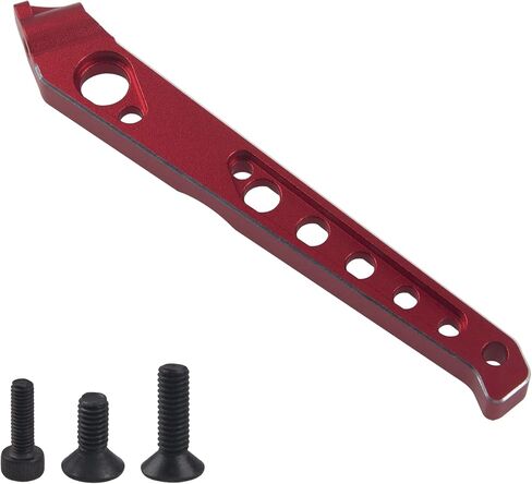 ShareGoo Metal Rear Front Chassis Brace Support Rod Bracket Compatible with Arrma 1/8 V4 6S Senton Typhon RC Car (Black) in Saudi Arabia