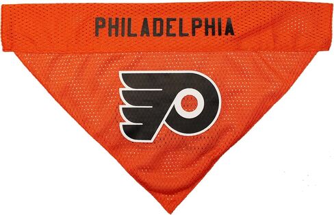 بيتس فيرست NHL فيلادلفيا فلايرز باندانا للكلاب والقطط، كبير/كبير جدًا. - باندانا لطيفة وأنيقة! وشاح مشجعي الهوكي المثالي، رائع لأعياد الميلاد أو أي حفلة! in Saudi Arabia