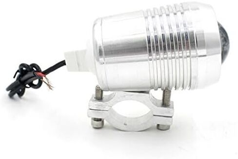 wecade® دراجة نارية بقعة العمل القيادة الضباب LED المصباح الأمامي للماء 1200lm 12v-60v يصلح لياماها، كاواساكي، سوزوكي، الدراجات الترابية، مركبة، UTV الطرادات الخ (كروم) in Saudi Arabia