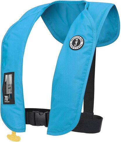 موستانج Survival MIT 70 أوتوماتيكي قابل للنفخ PFD - أزرق، مفرد in Kuwait