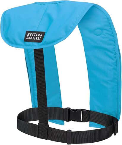 موستانج Survival MIT 70 أوتوماتيكي قابل للنفخ PFD - أزرق، مفرد in Kuwait