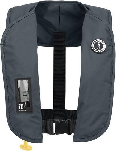 موستانج Survival MIT 70 أوتوماتيكي قابل للنفخ PFD - أزرق، مفرد in Kuwait