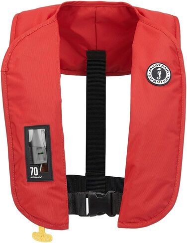 موستانج Survival MIT 70 أوتوماتيكي قابل للنفخ PFD - أزرق، مفرد in Kuwait