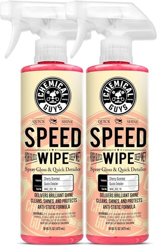 Chemical Guys WAC_202_16 Speed Wipe Quick Detailer, Safe for Cars, Trucks, SUVs, Motorcycles, RVs & More, 16 fl oz, Cherry Scent in Saudi Arabia