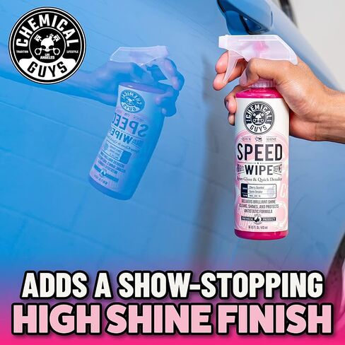 Chemical Guys WAC_202_16 Speed Wipe Quick Detailer, Safe for Cars, Trucks, SUVs, Motorcycles, RVs & More, 16 fl oz, Cherry Scent in Saudi Arabia