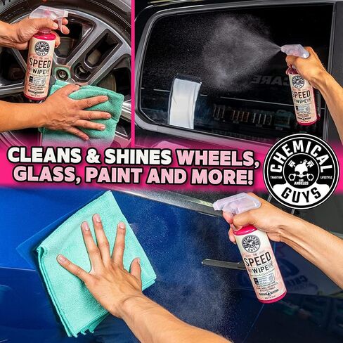 Chemical Guys WAC_202_16 Speed Wipe Quick Detailer, Safe for Cars, Trucks, SUVs, Motorcycles, RVs & More, 16 fl oz, Cherry Scent in Saudi Arabia