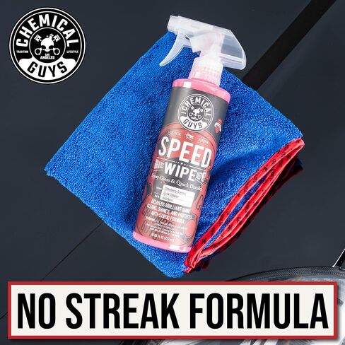 Chemical Guys WAC_202_16 Speed Wipe Quick Detailer, Safe for Cars, Trucks, SUVs, Motorcycles, RVs & More, 16 fl oz, Cherry Scent in Saudi Arabia