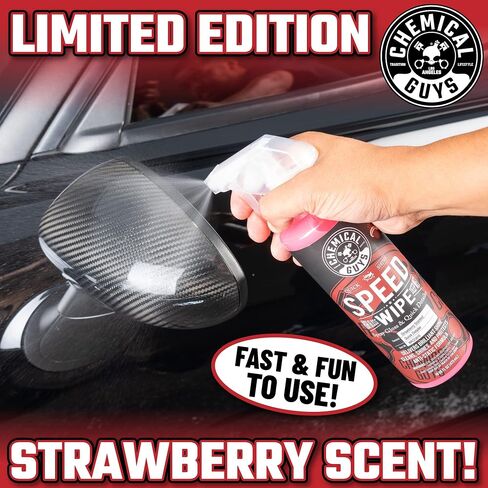 Chemical Guys WAC_202_16 Speed Wipe Quick Detailer, Safe for Cars, Trucks, SUVs, Motorcycles, RVs & More, 16 fl oz, Cherry Scent in Saudi Arabia