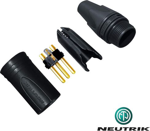 6 Foot - Gotham GAC-2 AES/EBU (Purple) - Low-Loss, 2xCore 2xShielded Balanced Digital & Analog Audio Cable w/ Neutrik Gold Male to Female XLR Plugs - CUSTOM MADE By WORLDS BEST CABLES in Saudi Arabia