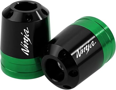 مزلقات نهاية شريط الدراجة النارية لـ Kawasaki Ninja 250 250R 250SX 300 400 400R 650 1000 1000SX H2R ZX-6R ZX-10R ZX-14R شريط نهاية الأوزان واقيات طرفية المقود ملحقات المتزلجون (أحمر) in Kuwait