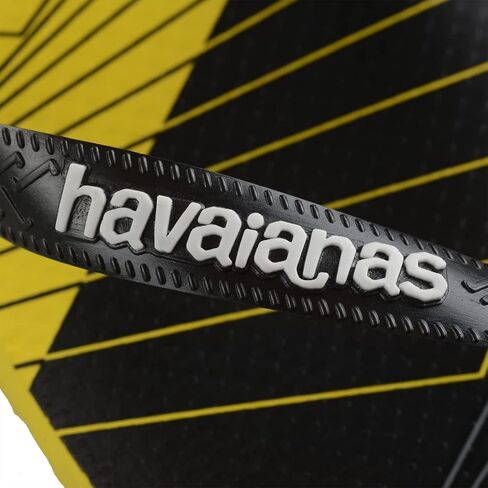 شبشب فليب فلوب تريند للرجال من Havaianas - صنادل صيفية للرجال - أصفر حمضي/أسود، 11/12 عرض - 9/10 شهرًا in Saudi Arabia