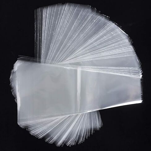 ccHuDE 200 Pcs Clear Plastic Flower Bouquet Bag Sleeve Transparent Cellophane Bags Rose Packaging Bags for Valentine's Day in Saudi Arabia
