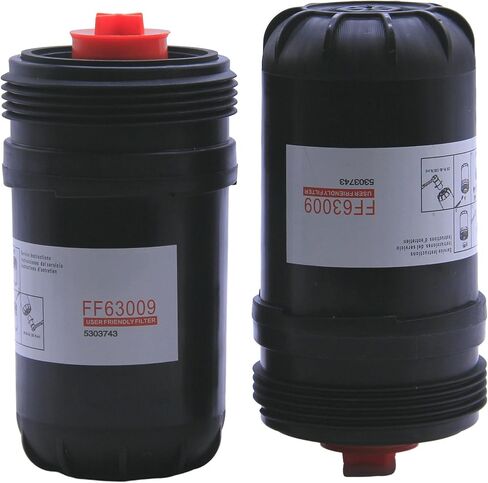 2 حزمة من FF63009 مرشح الوقود يستبدل FF63054NN ، 5303743 ، FF63008 ، FH22168 ، P553009 ، WF10564 ، 5304214 ، 5289121 مع CUMMINS B/L SERIES B6.7 ISB6.7 QSB6.7 in Saudi Arabia