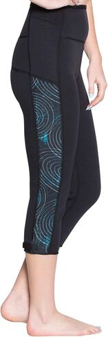 Delfin Spa Women's Heat Maximizing Neoprene Workout Capris in Saudi Arabia