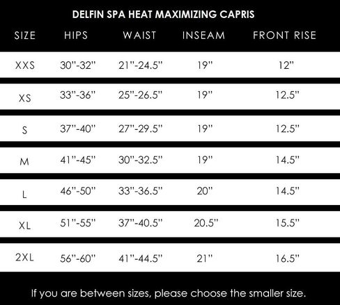 Delfin Spa Women's Heat Maximizing Neoprene Workout Capris in Saudi Arabia