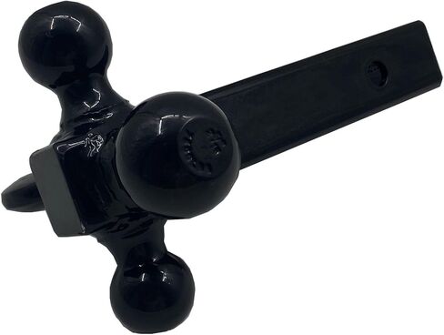 حامل وصلة مقطورة ثلاثي الكرات مقاس 2 بوصة مع خطاف سحب ودبوس، ثلاثي الكرات (1-7/8 بوصة، 2 بوصة، 2-5/16 بوصة)، لجهاز استقبال وصلة سحب الشاحنة الصغيرة in Kuwait